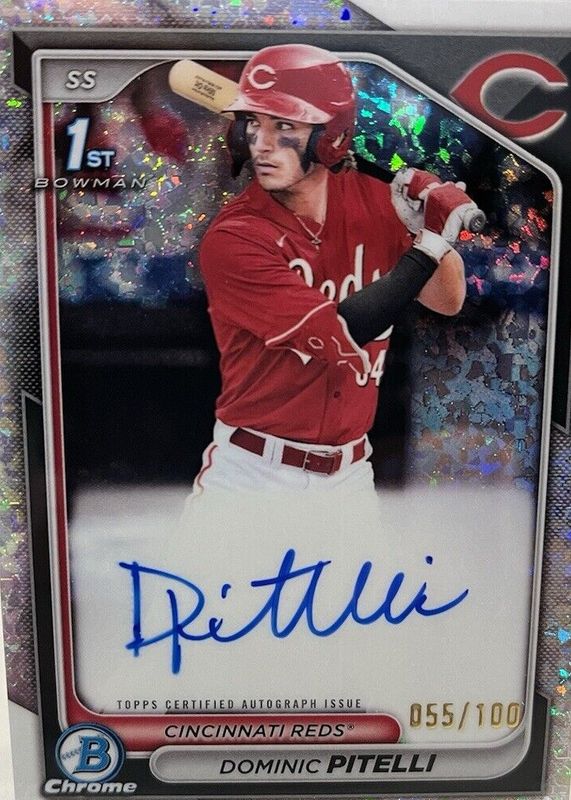 2024 Bowman Chrome #CPA-DPI Prospect Auto - Mini-Diamond Refractor /100 (1st)