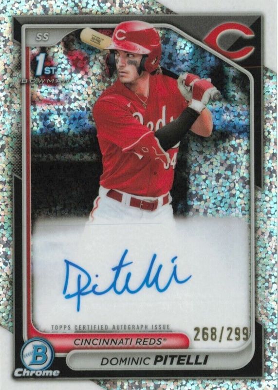 2024 Bowman Chrome #CPA-DPI Prospect Auto - Speckle Refractor /299 (1st)