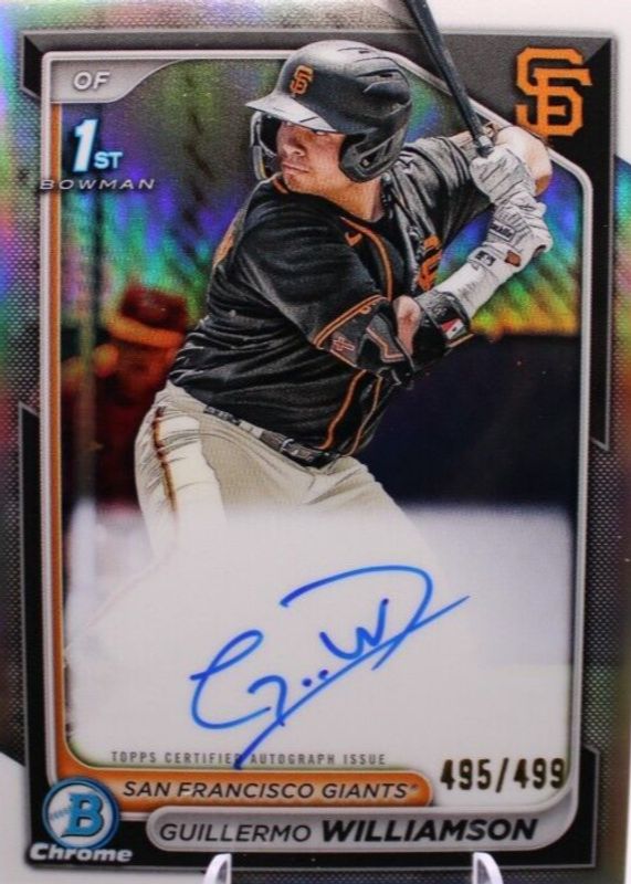 2024 Bowman Chrome #CPA-GWI Prospect Auto - Refractor /499 (1st)