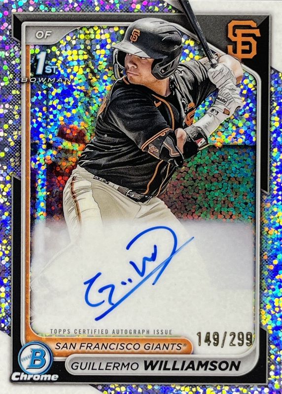 2024 Bowman Chrome #CPA-GWI Prospect Auto - Speckle Refractor /299 (1st)
