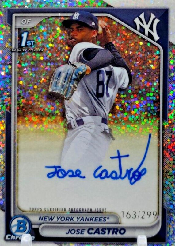 2024 Bowman Chrome #CPA-JCO Prospect Auto - Speckle Refractor /299 (1st)