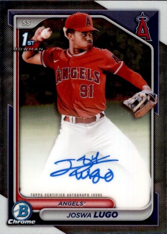 Joswa Lugo 2024 Bowman Chrome #CPA-JL Prospect Auto (1st) RAW