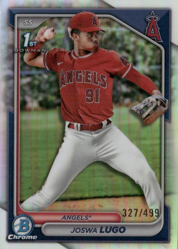 Joswa Lugo 2024 Bowman Chrome #BCP-237 Prospects - Refractor /499 (1st) SGC 9.5