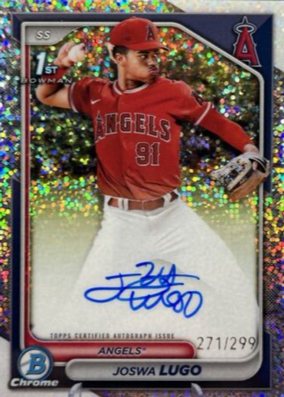 2024 Bowman Chrome #CPA-JL Prospect Auto - Speckle Refractor /299 (1st)