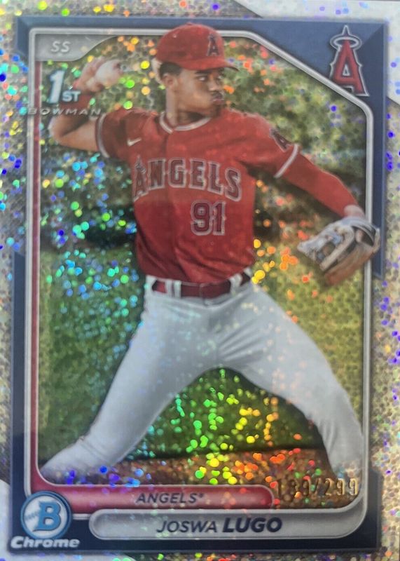 Joswa Lugo 2024 Bowman Chrome #BCP-237 Prospects - Speckle Refractor /299 (1st) SGC 9.5