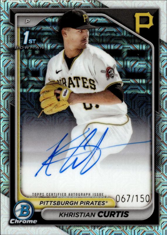 2024 Bowman Chrome #CPA-KC Prospect Auto - HTA Choice Refractor /150 (1st)