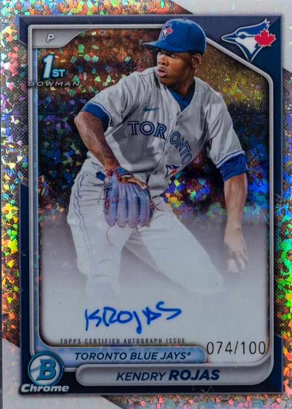 2024 Bowman Chrome #CPA-KR Prospect Auto - Mini-Diamond Refractor /100 (1st)