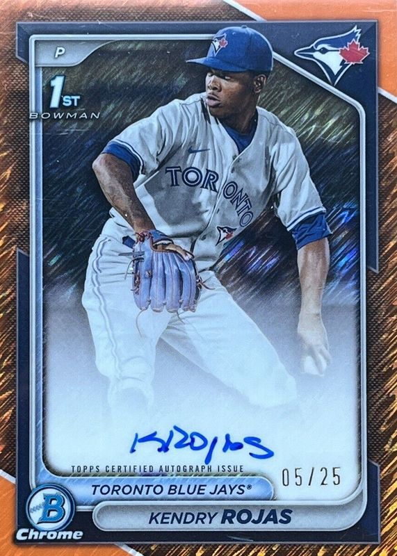 2024 Bowman Chrome #CPA-KR Prospect Auto - Orange Refractor /25 (1st)