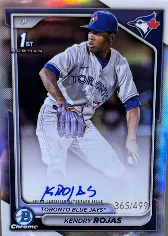 2024 Bowman Chrome #CPA-KR Prospect Auto - Refractor /499 (1st)
