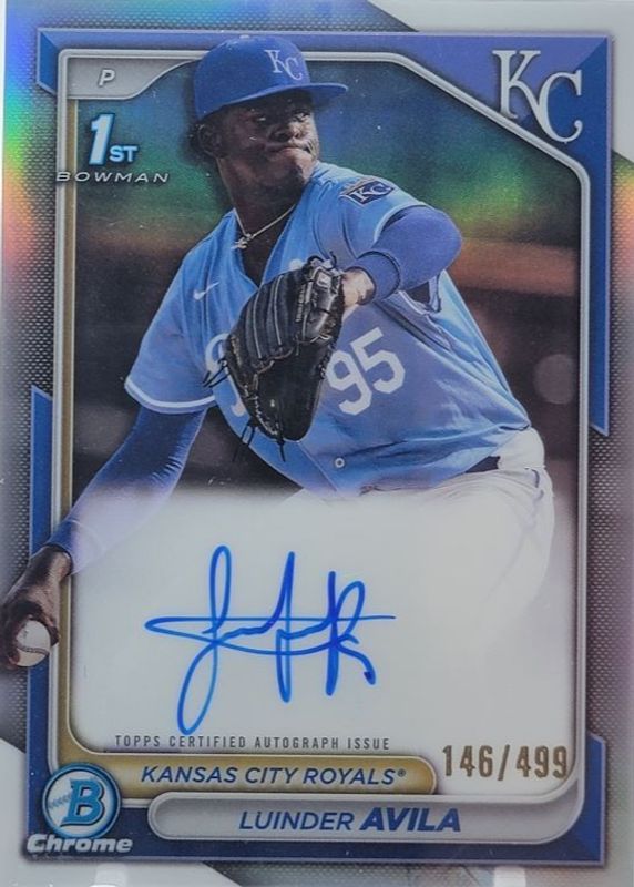 2024 Bowman Chrome #CPA-LAA Prospect Auto - Refractor /499 (1st)