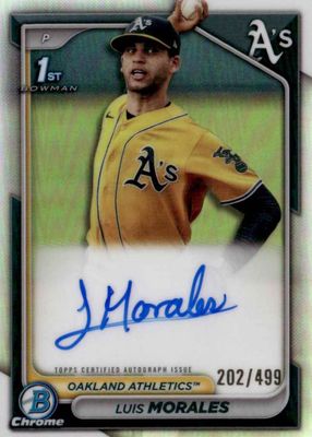 2024 Bowman Chrome #CPA-LM Prospect Auto - Refractor /499 (1st)