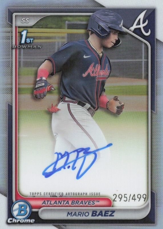 2024 Bowman Chrome #CPA-MB Prospect Auto - Refractor /499 (1st)