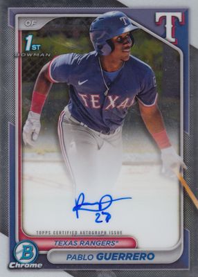 2024 Bowman Chrome #CPA-PG Prospect Auto (1st)