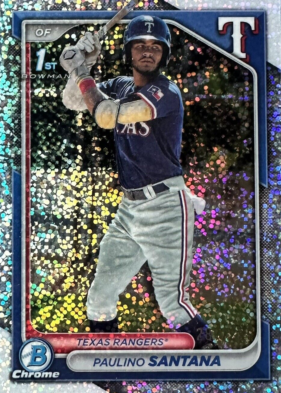 Paulino Santana 2024 Bowman Chrome #BCP-245 Prospects - Speckle 