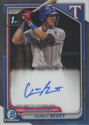 2024 Bowman Chrome #CPA-QS Prospect Auto (1st)