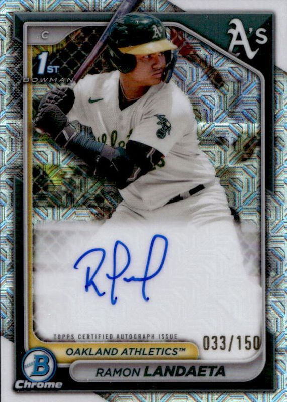 2024 Bowman Chrome #CPA-RLA Prospect Auto - HTA Choice Refractor /150 (1st)