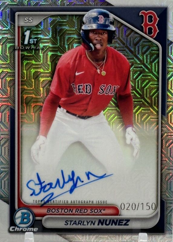 2024 Bowman Chrome #CPA-SN Prospect Auto - HTA Choice Refractor /150 (1st)