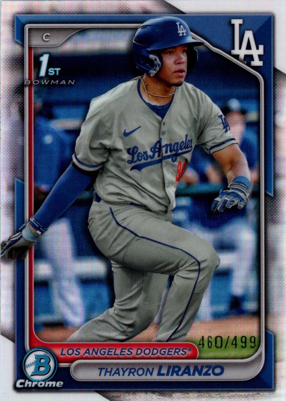 Thayron Liranzo 2024 Bowman Chrome #BCP-182 Prospects - Refractor /499 (1st) PSA 10