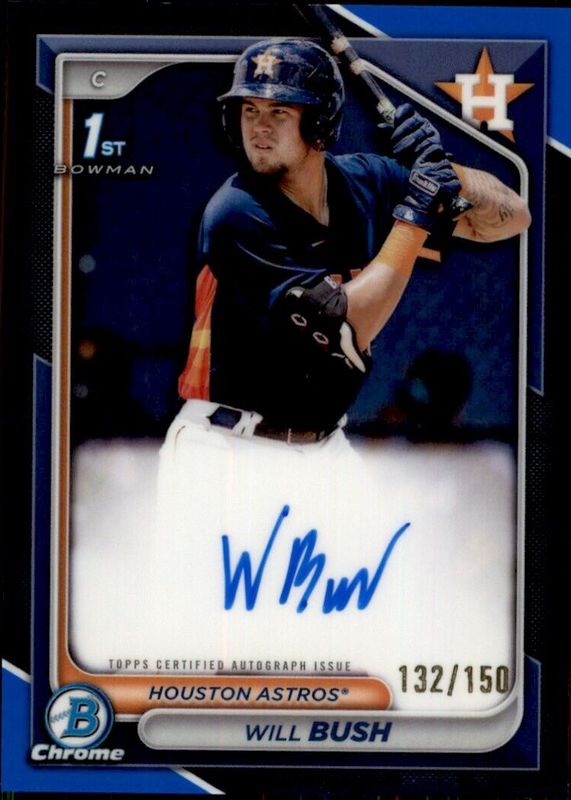 2024 Bowman Chrome #CPA-WB Prospect Auto - Blue Refractor /150 (1st)