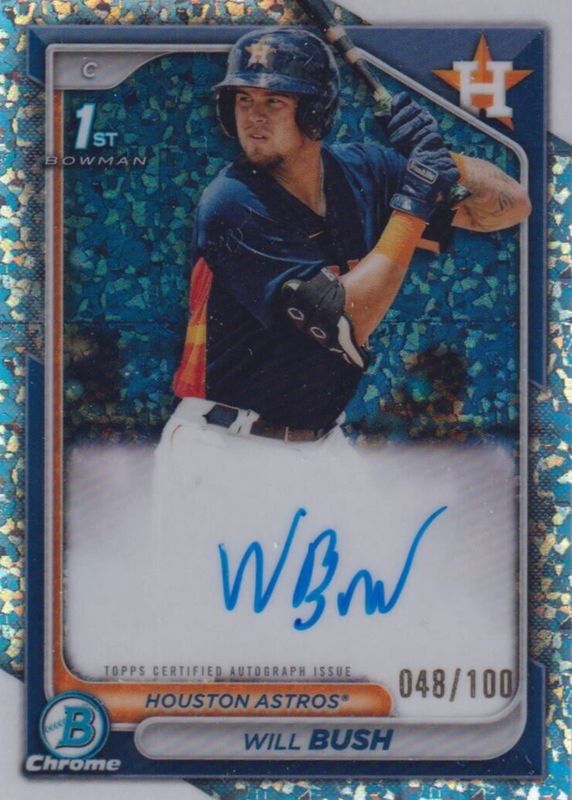 2024 Bowman Chrome #CPA-WB Prospect Auto - Mini-Diamond Refractor /100 (1st)