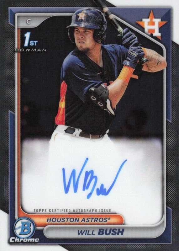 Will Bush 2024 Bowman Chrome #CPA-WB Prospect Auto (1st) RAW
