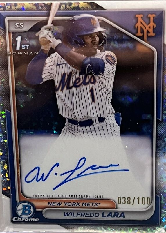 2024 Bowman Chrome #CPA-WL Prospect Auto - Mini-Diamond Refractor /100 (1st)