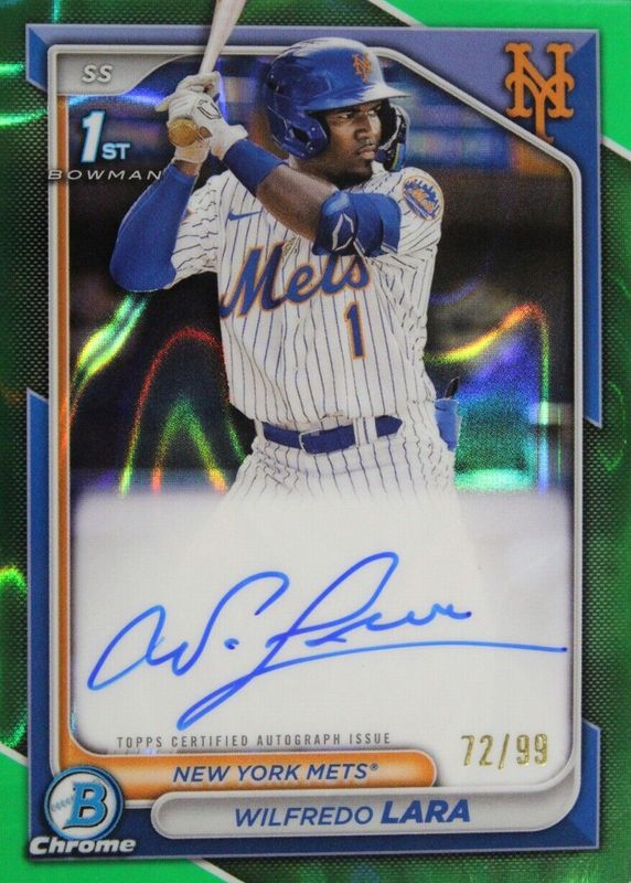 2024 Bowman Chrome #CPA-WL Prospect Auto - Green Refractor /99 (1st)
