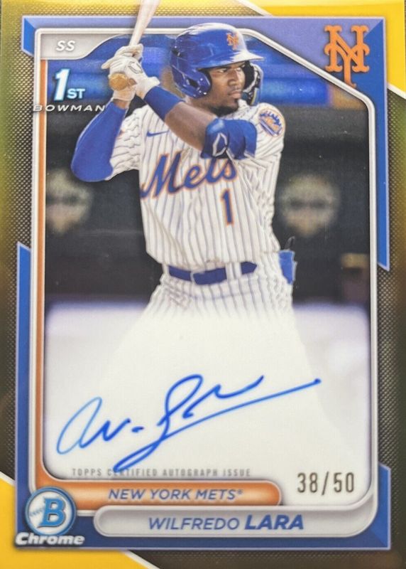 2024 Bowman Chrome #CPA-WL Prospect Auto - Gold Refractor /50 (1st)