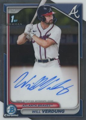 2024 Bowman Chrome #CPA-WV Prospect Auto (1st)