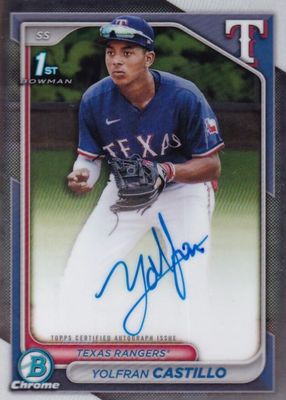 2024 Bowman Chrome #CPA-YC Prospect Auto (1st)