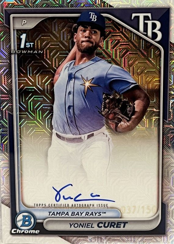2024 Bowman Chrome #CPA-YCU Prospect Auto - HTA Choice Refractor /150 (1st)