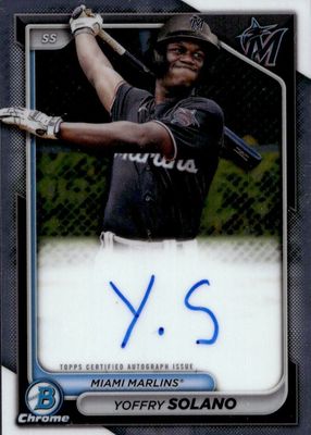 2024 Bowman Chrome #CPA-YS Prospect Auto