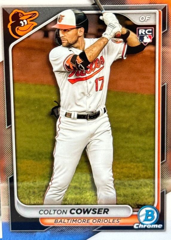 Colton Cowser 2024 Bowman Chrome #33 Base Rookie SGC 10