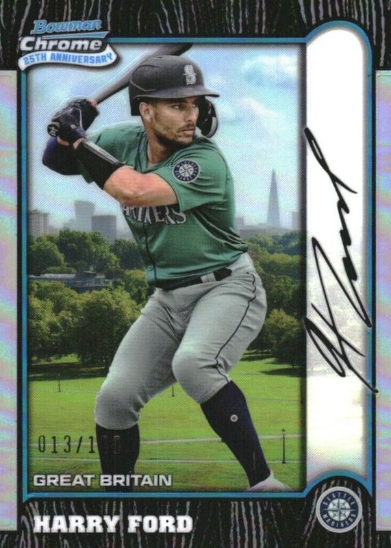 2024 Bowman Chrome #BI25-24 1999 Bowman Chrome 25th Anniversary - International Refractor /100