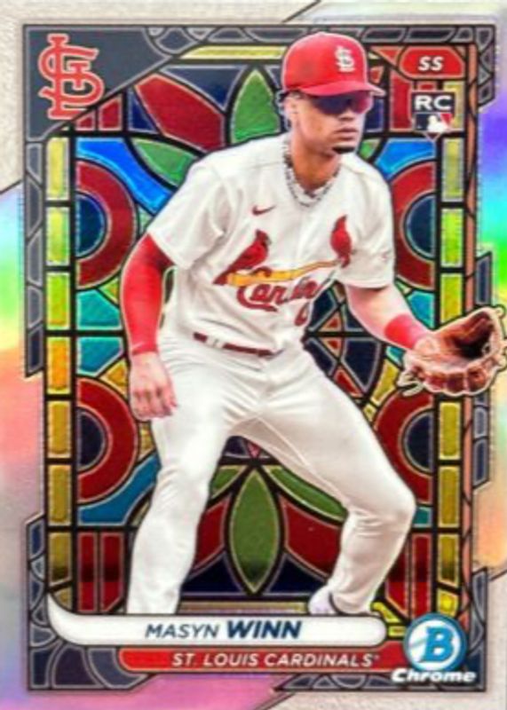 2024 Bowman Chrome #61 Etched in Glass Variation