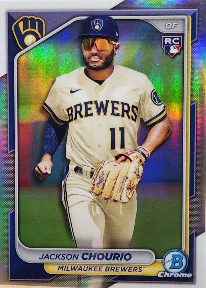 2024 Bowman Chrome Jackson Holliday PURPLE RAYWAVE Refractor
