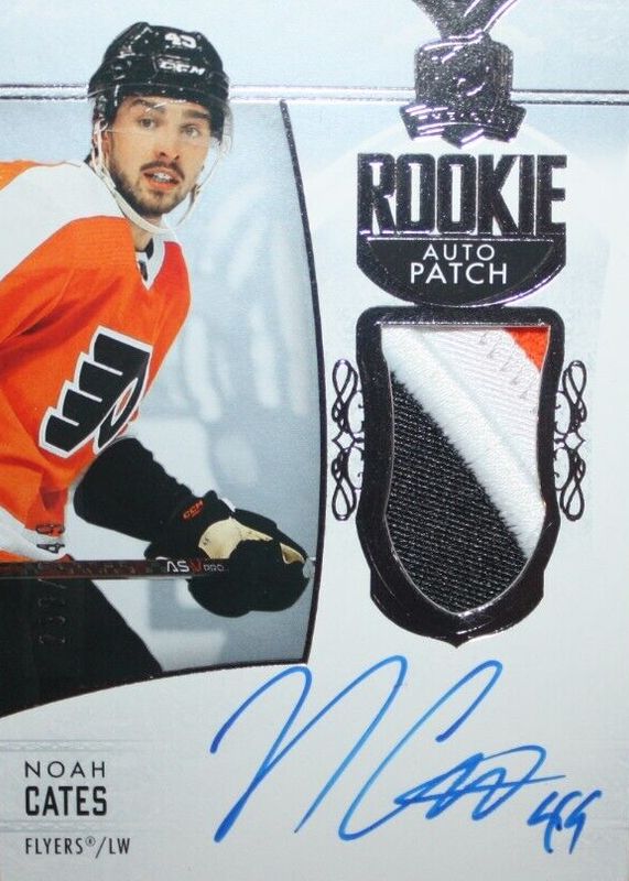 Noah Cates 2022 Upper Deck The Cup #166 Rookie Patch Auto (/249) Rookie SGC 10