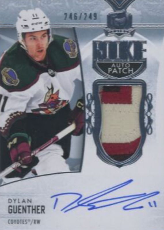 Dylan Guenther 2022 Upper Deck The Cup #126 Rookie Patch Auto (/249) RAW