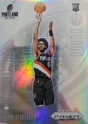 2023 Prizm Deca #25 Downtown Bound - Silver