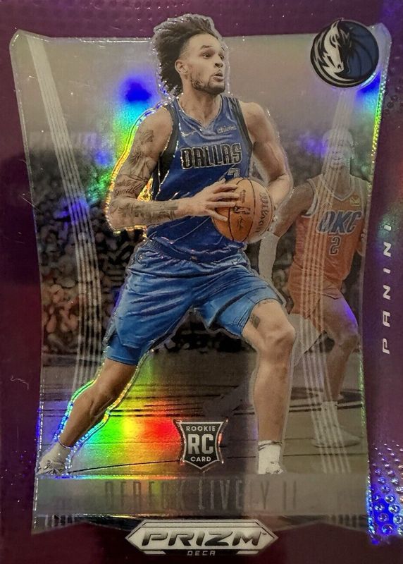 Dereck Lively II 2023 Prizm Deca #96 Purple /99 Rookie RAW