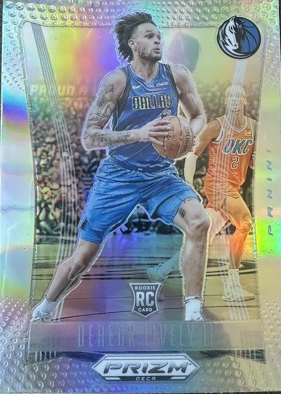 Dereck Lively II 2023 Prizm Deca #96 Silver Rookie RAW