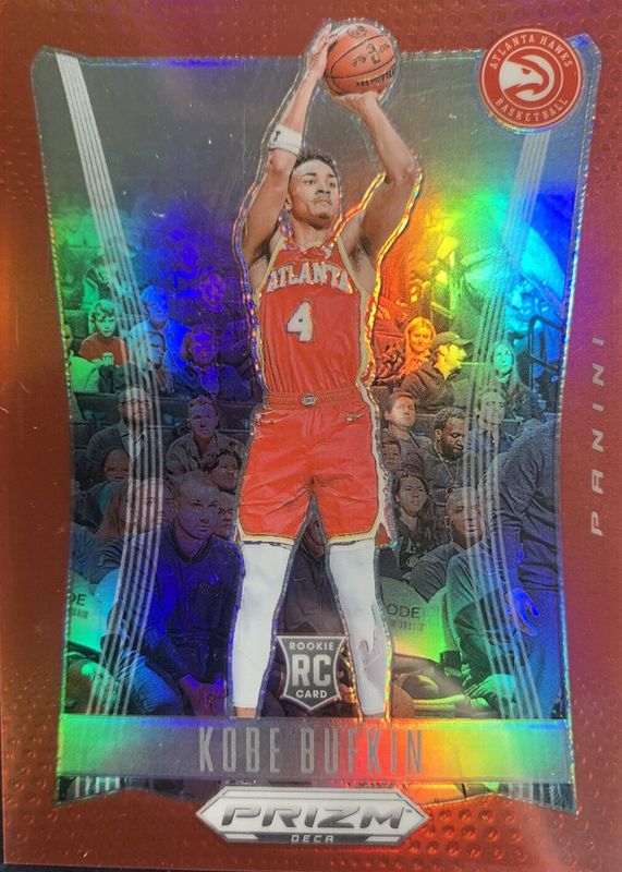 Kobe Bufkin 2023 Prizm Deca #157 Red /199 Rookie PSA 10