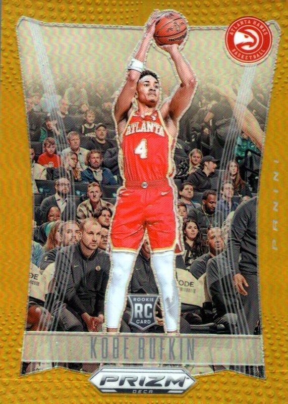 Kobe Bufkin 2023 Prizm Deca #157 Gold /10 Rookie PSA 10