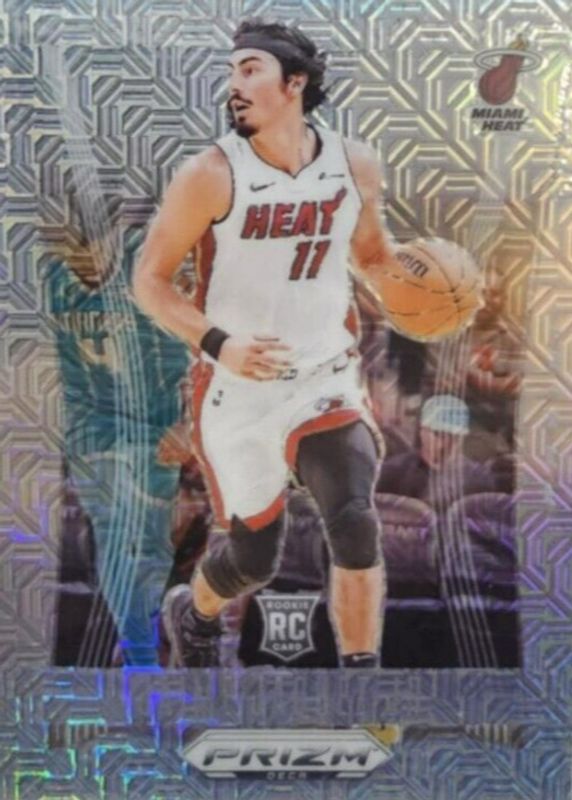 Jaime Jaquez Jr. 2023 Prizm Deca #129 Mojo /25 Rookie PSA 10