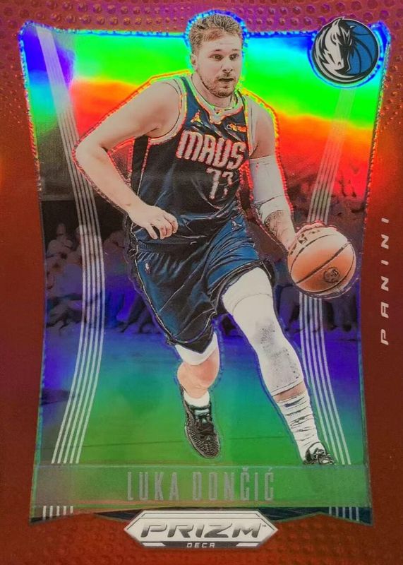 Luka Doncic 2023 Prizm Deca #2 Red /199 PSA 10