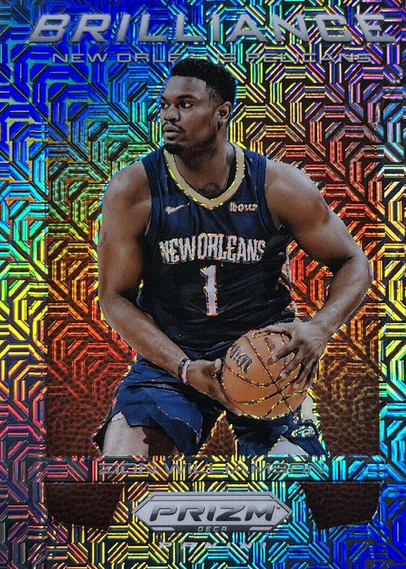 Zion Williamson 2023 Prizm Deca #3 Brilliance - Mojo /25 RAW