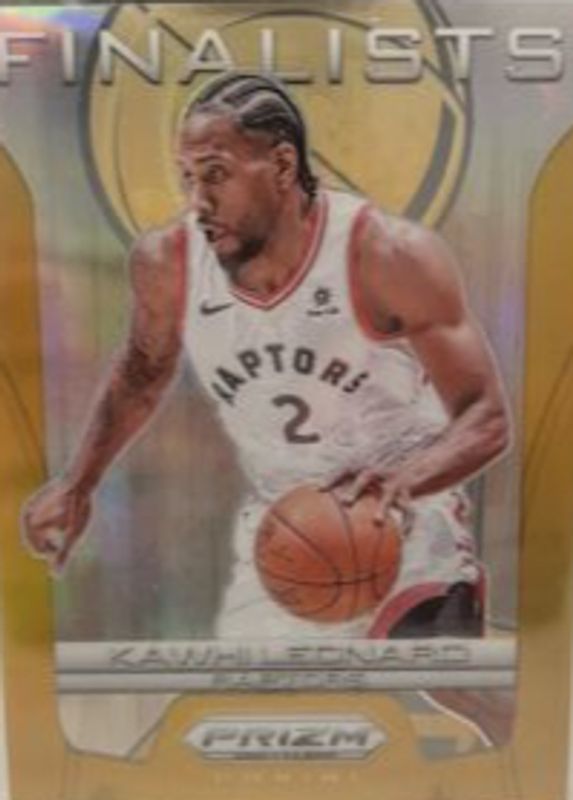 Kawhi Leonard 2023 Prizm Deca #5 Finalists - Gold /10 RAW