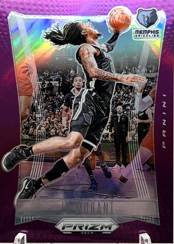 Ja Morant 2023 Prizm Deca #140 Purple /99 PSA 9