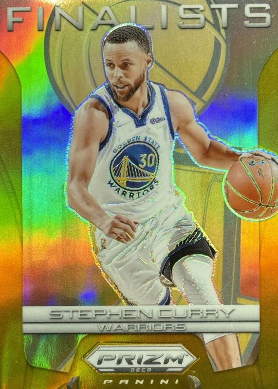 Stephen Curry 2023 Prizm Deca #11 Finalists - Gold /10 SGC 9.5