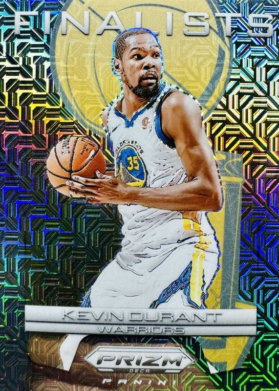 Kevin Durant 2023 Prizm Deca #14 Finalists - Mojo /25 RAW